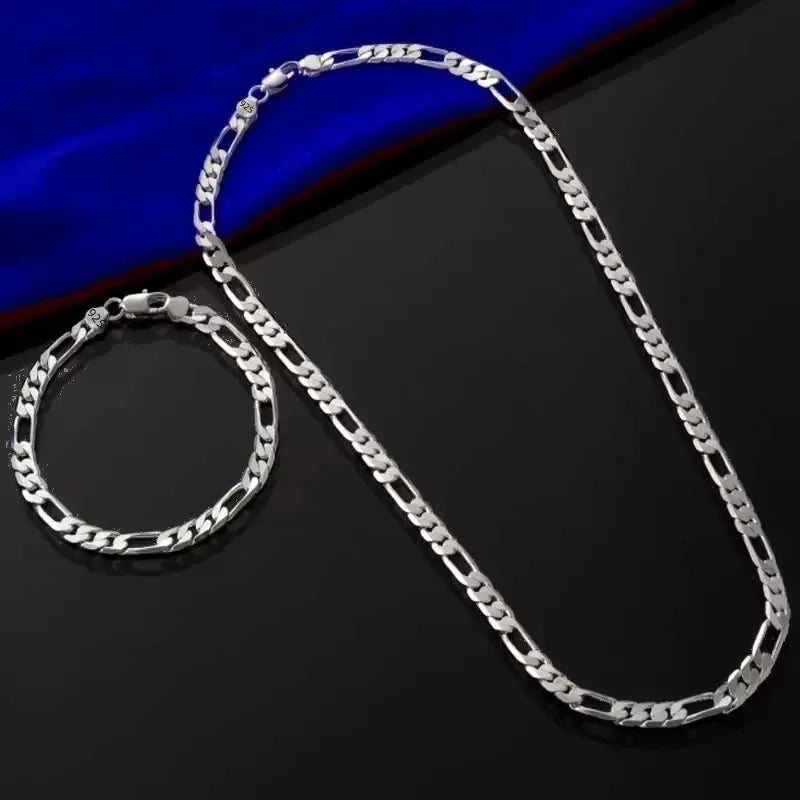 Fine Noble  Silver 4MM Chain