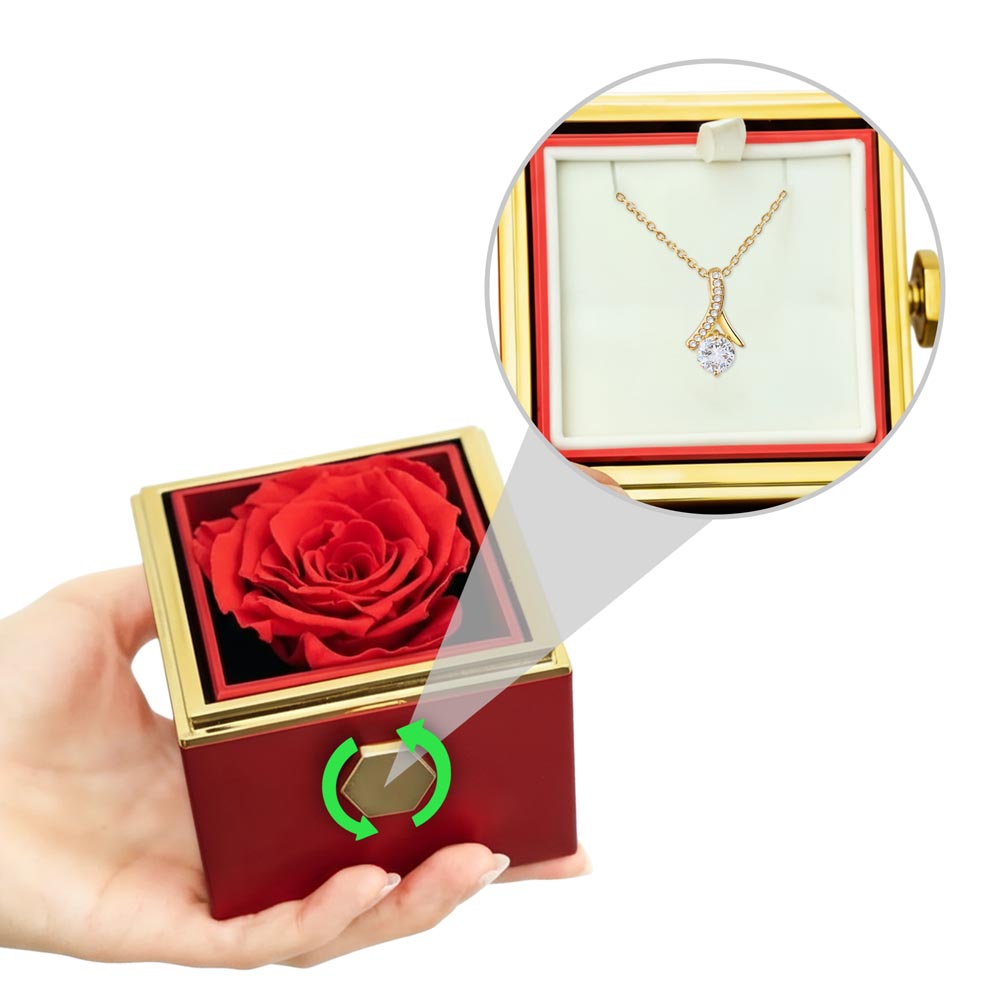 Alluring Beauty with Rose - Gift Box