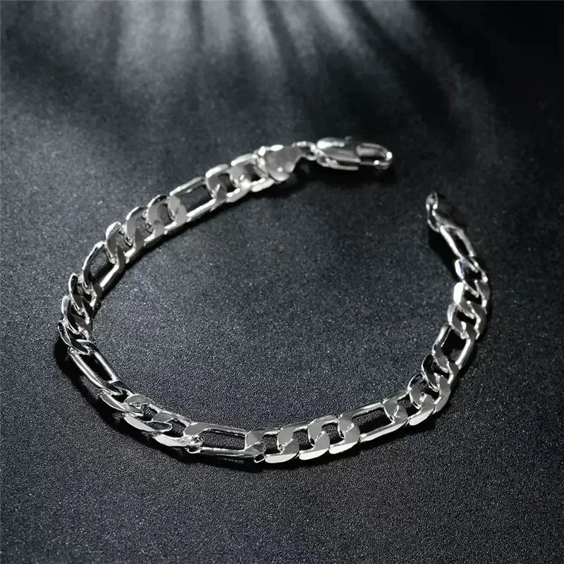 Fine Noble  Silver 4MM Chain