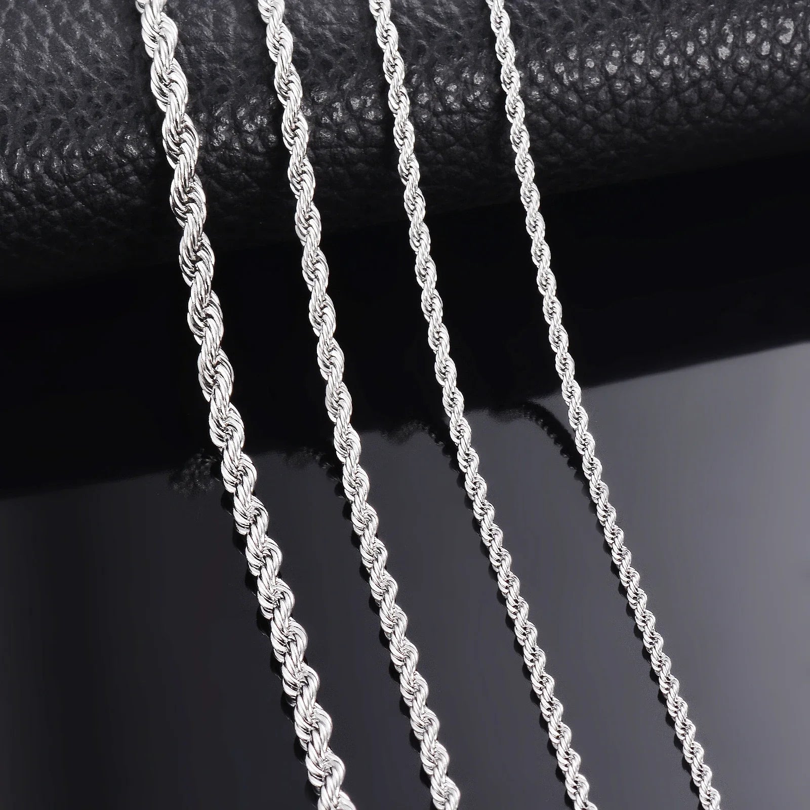 925 sterling silver Rope Chain Necklace/Bracelet