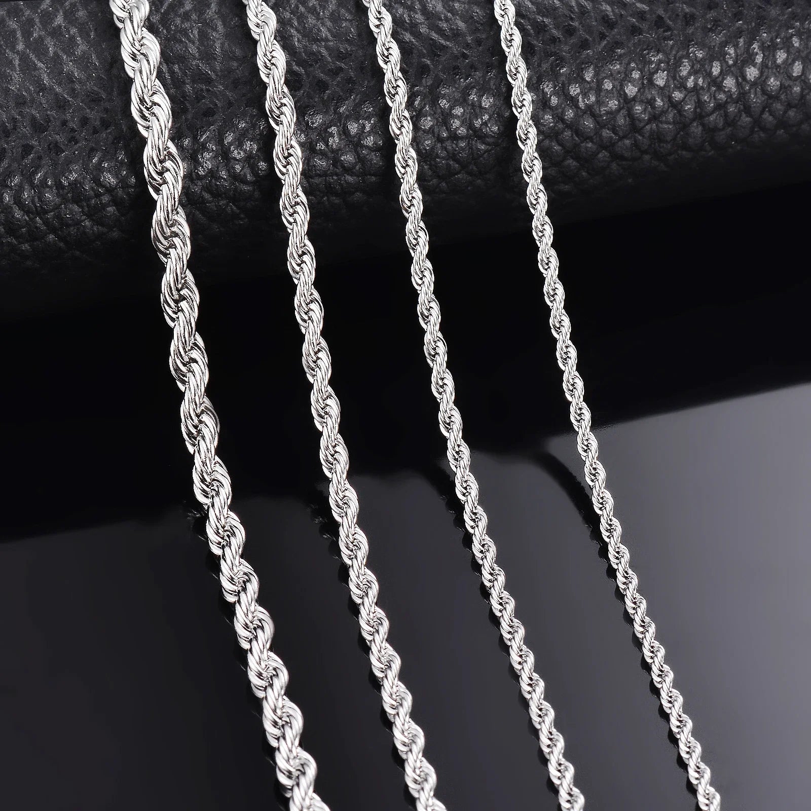 925 sterling silver Rope Chain Necklace/Bracelet